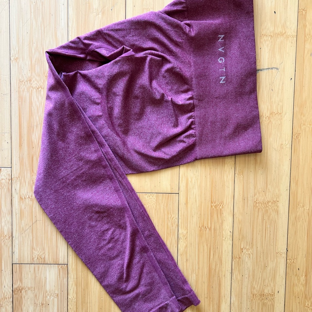 NVGTN Maroon Contour Seamless Leggings